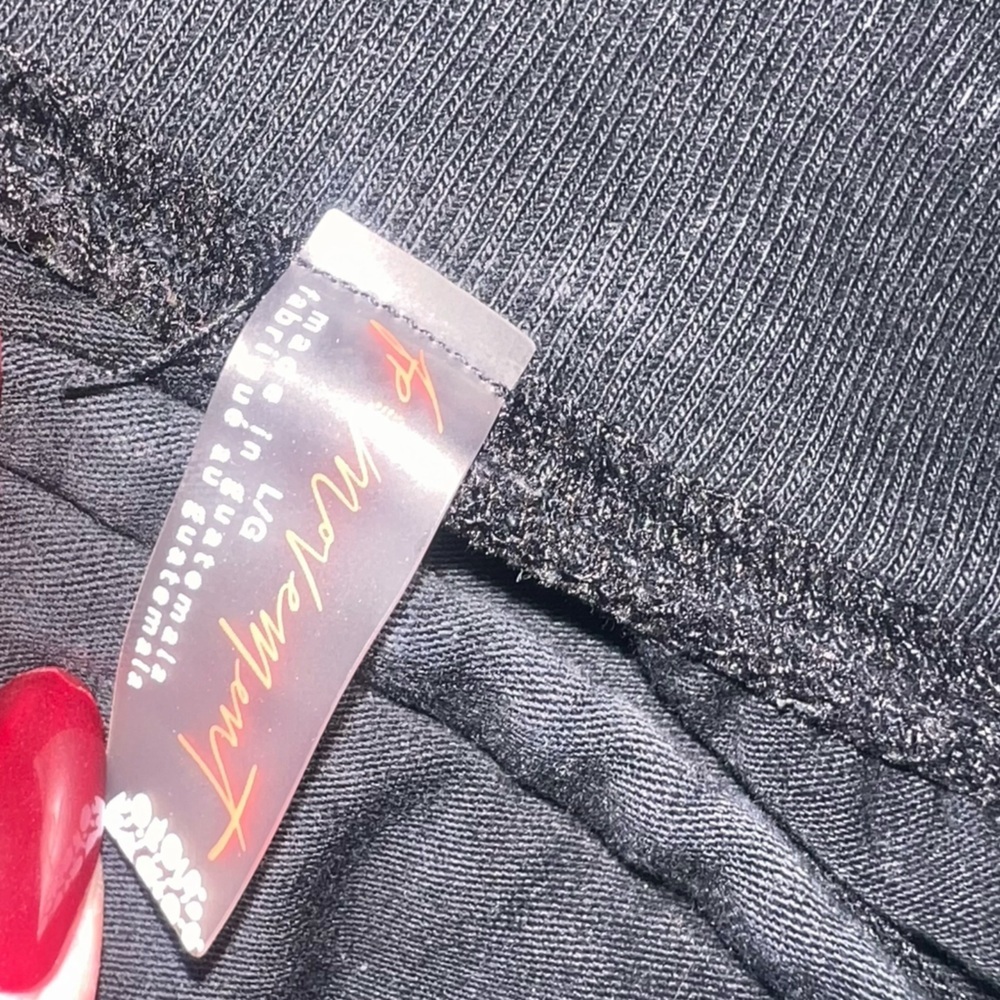 NWOT🎉 RARE! FP Movement Free People Hot Shot Harem Pants Black Large Athleisure - Picture 9 of 11
